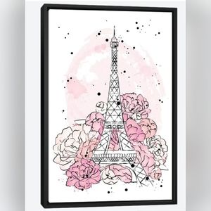 Paris 8 1/2"x11" Framed Wall Art